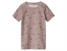 Name It t-shirt lilac dove with dragonfly print  